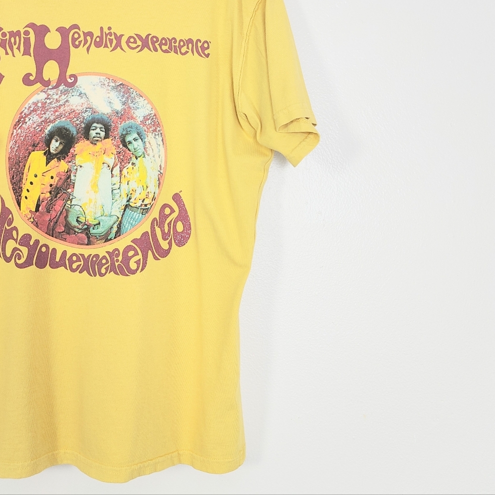 NEW! People Of Leisure Jimi Hendrix Band Tee Shirt USA Organic Cotton Small - Picture 2 of 7